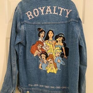 Cakeworthy Disney Jean Jacket Royalty Princess Princesses Size XL